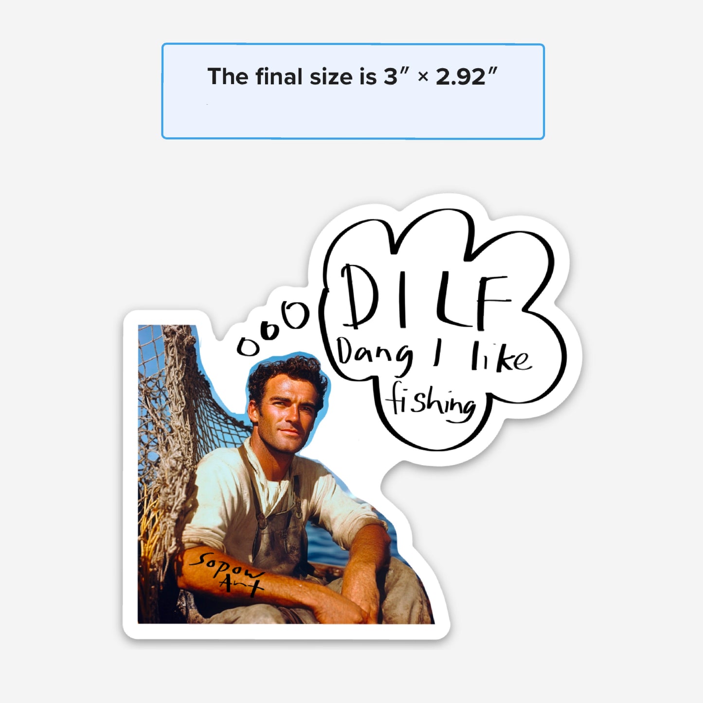 DILF Vinyl Sticker