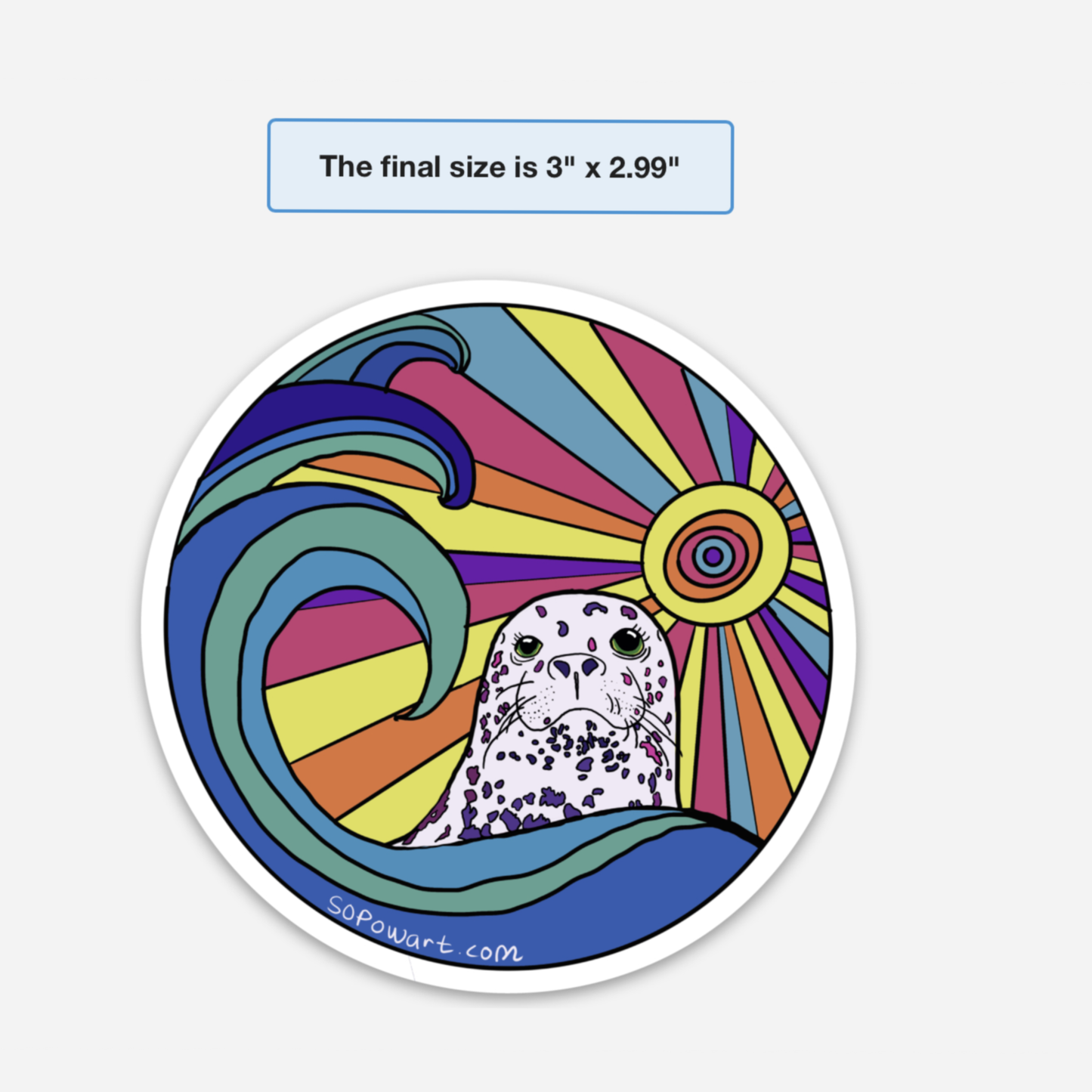 Seal Vinyl Sticker