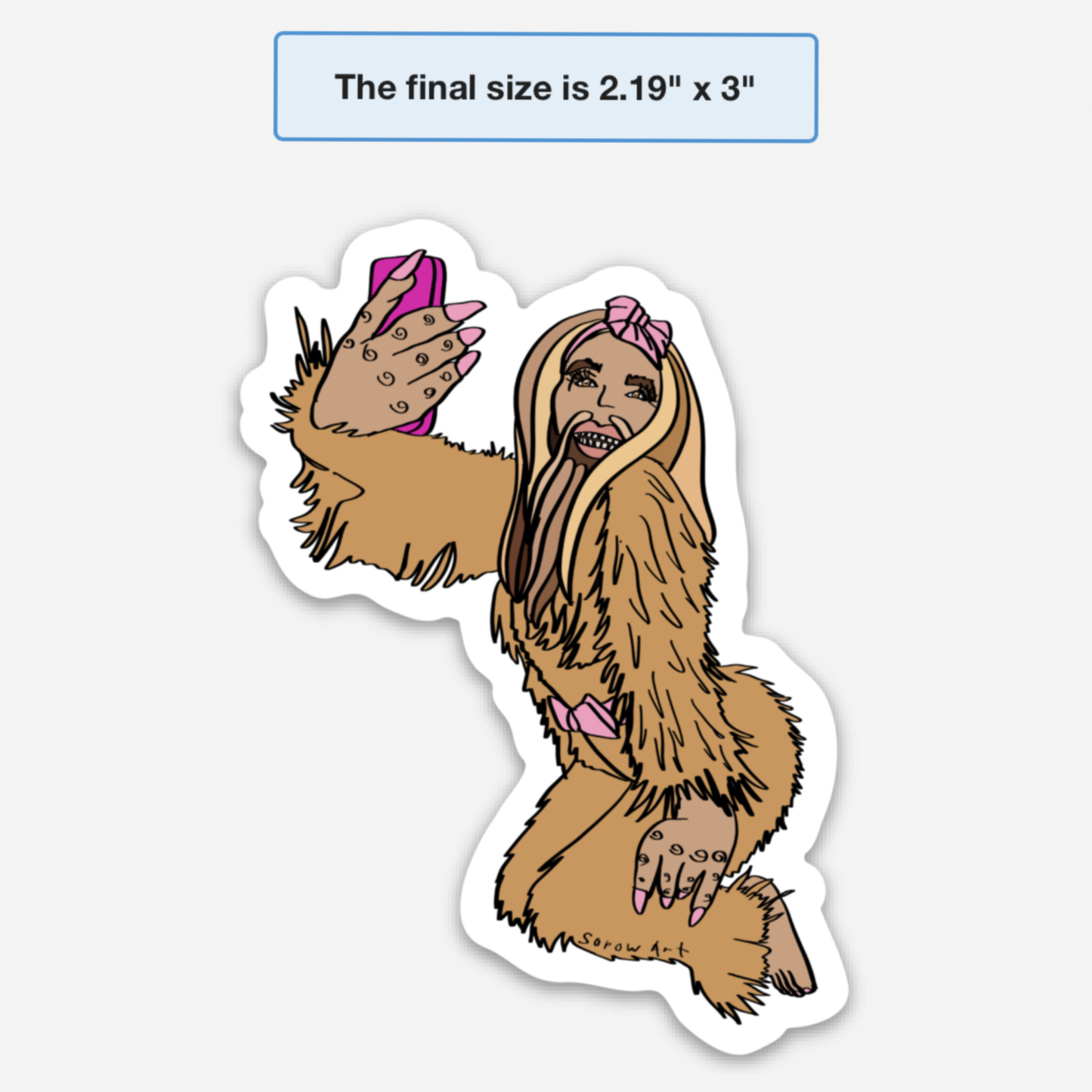 Sassy Vinyl Sticker