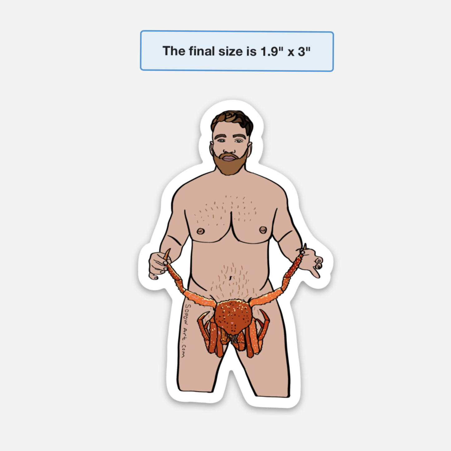 Crabber 2 Vinyl Sticker