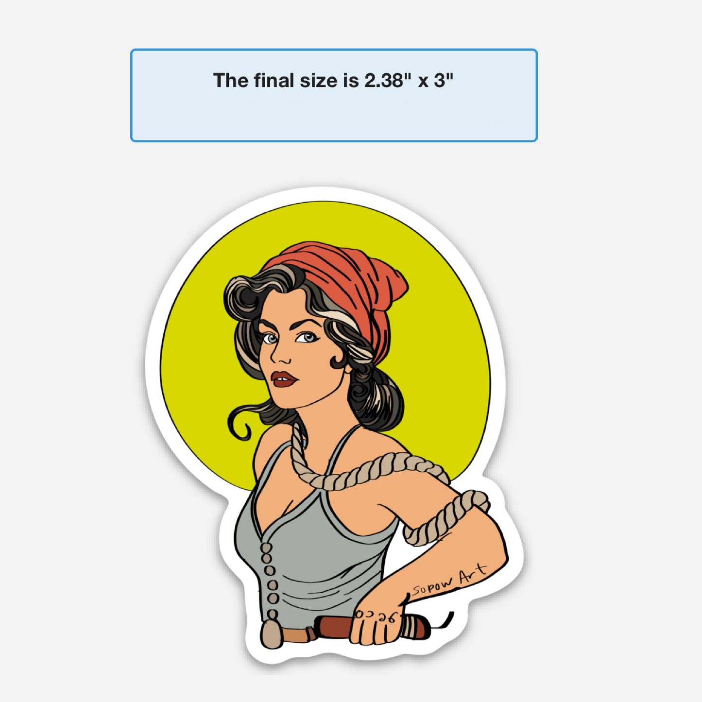 Boat Roper Vinyl Sticker
