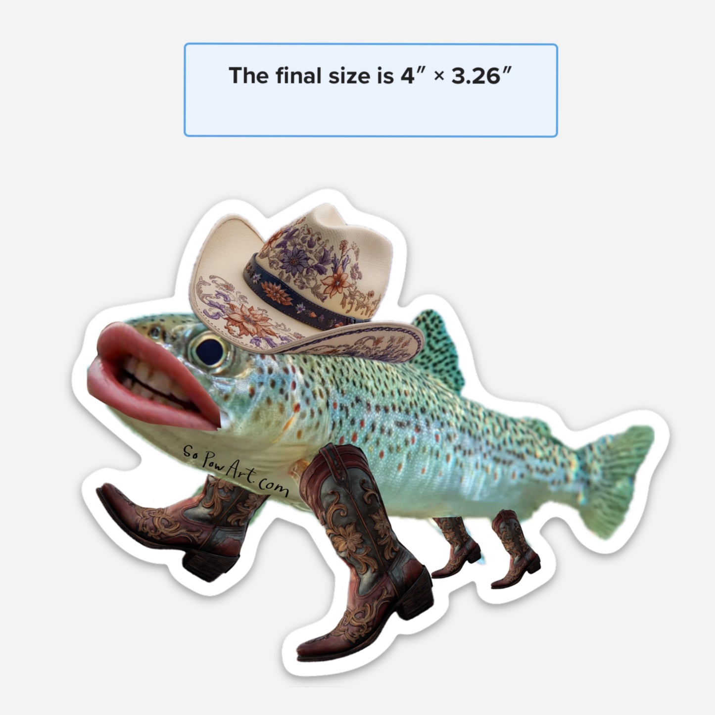 Howdy Partner Vinyl Sticker