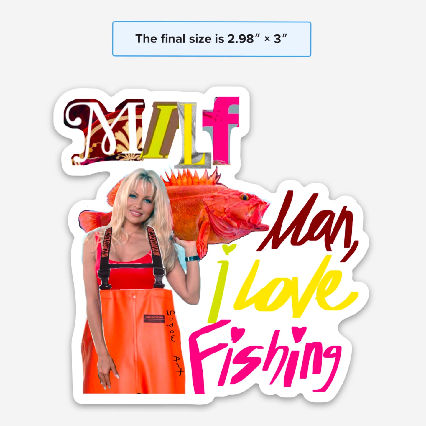 MILF Vinyl Sticker