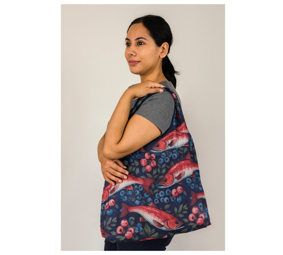Reusable Salmon Tote
