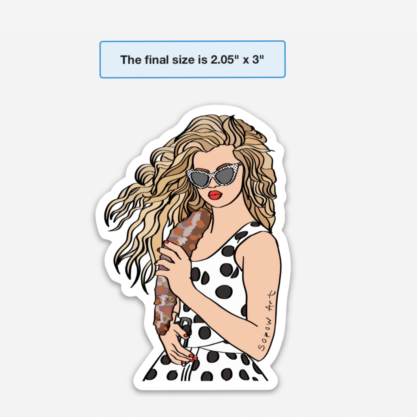 Sea Cucumber Vinyl Sticker
