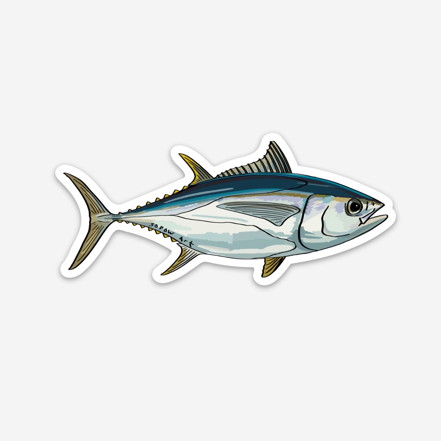 Tuna Fish Vinyl Sticker