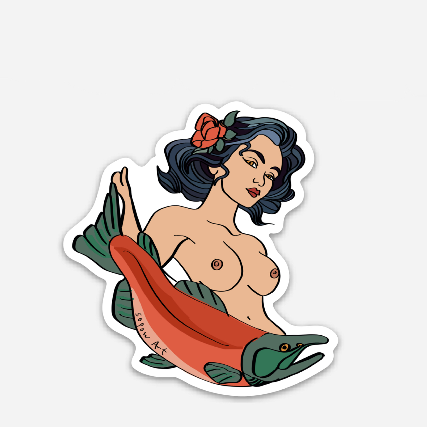 Siren Vinyl Sticker