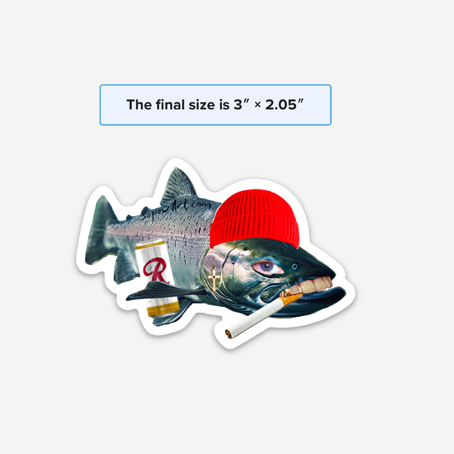 Gus Vinyl Sticker
