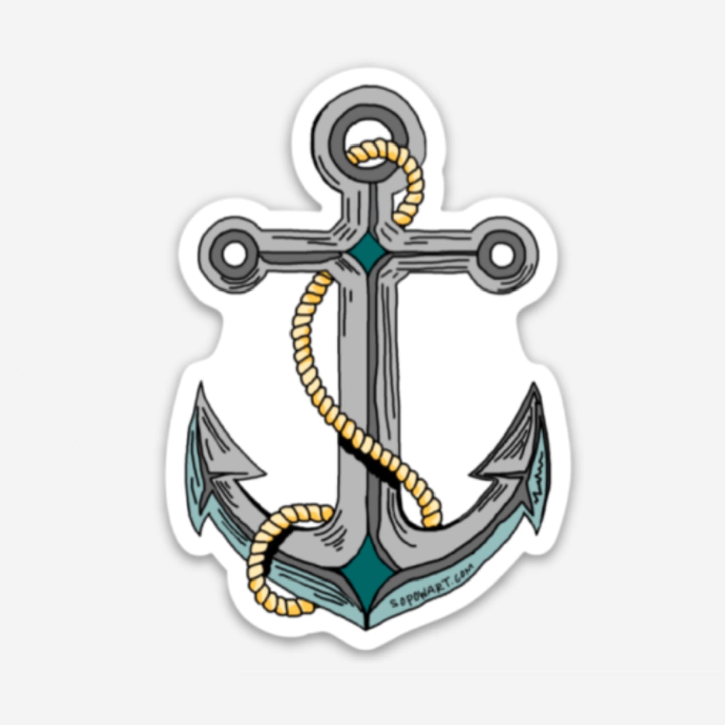 Anchor Vinyl Sticker