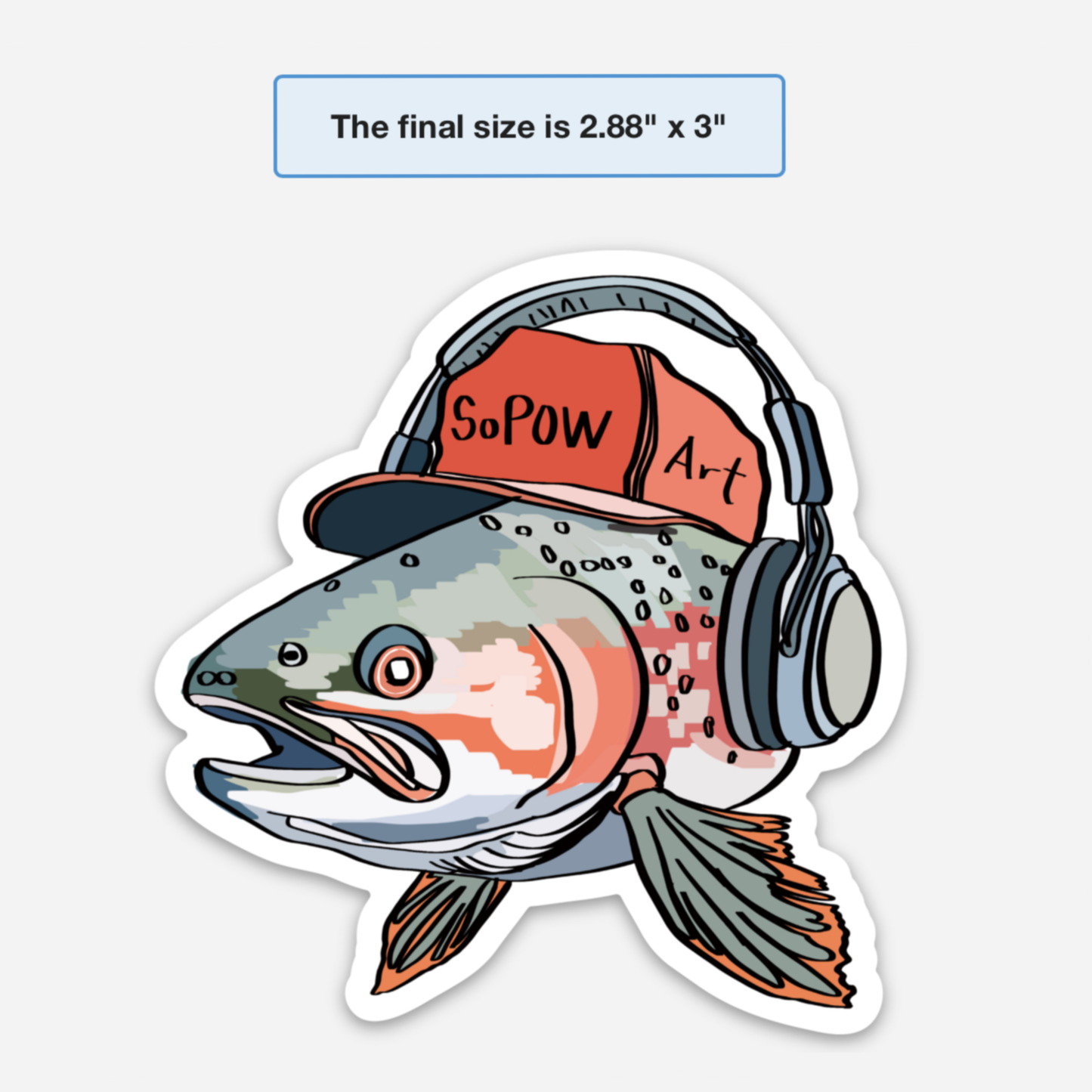 Vibin' Vinyl Sticker