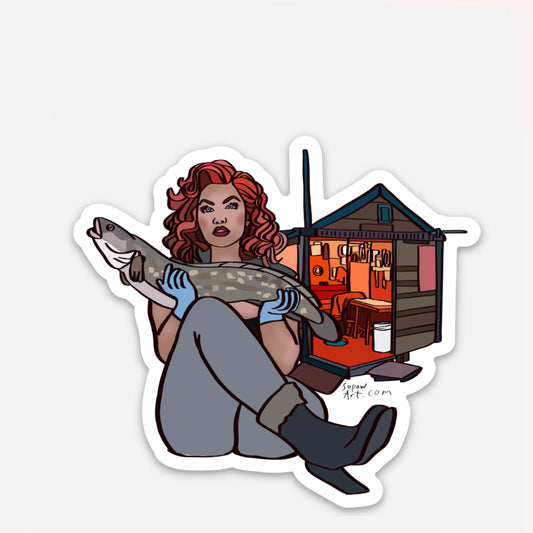 Hut Slut Vinyl Sticker