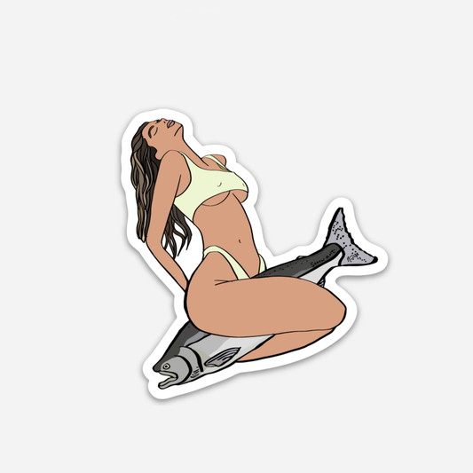 Reverse Cowgirl Vinyl Sticker