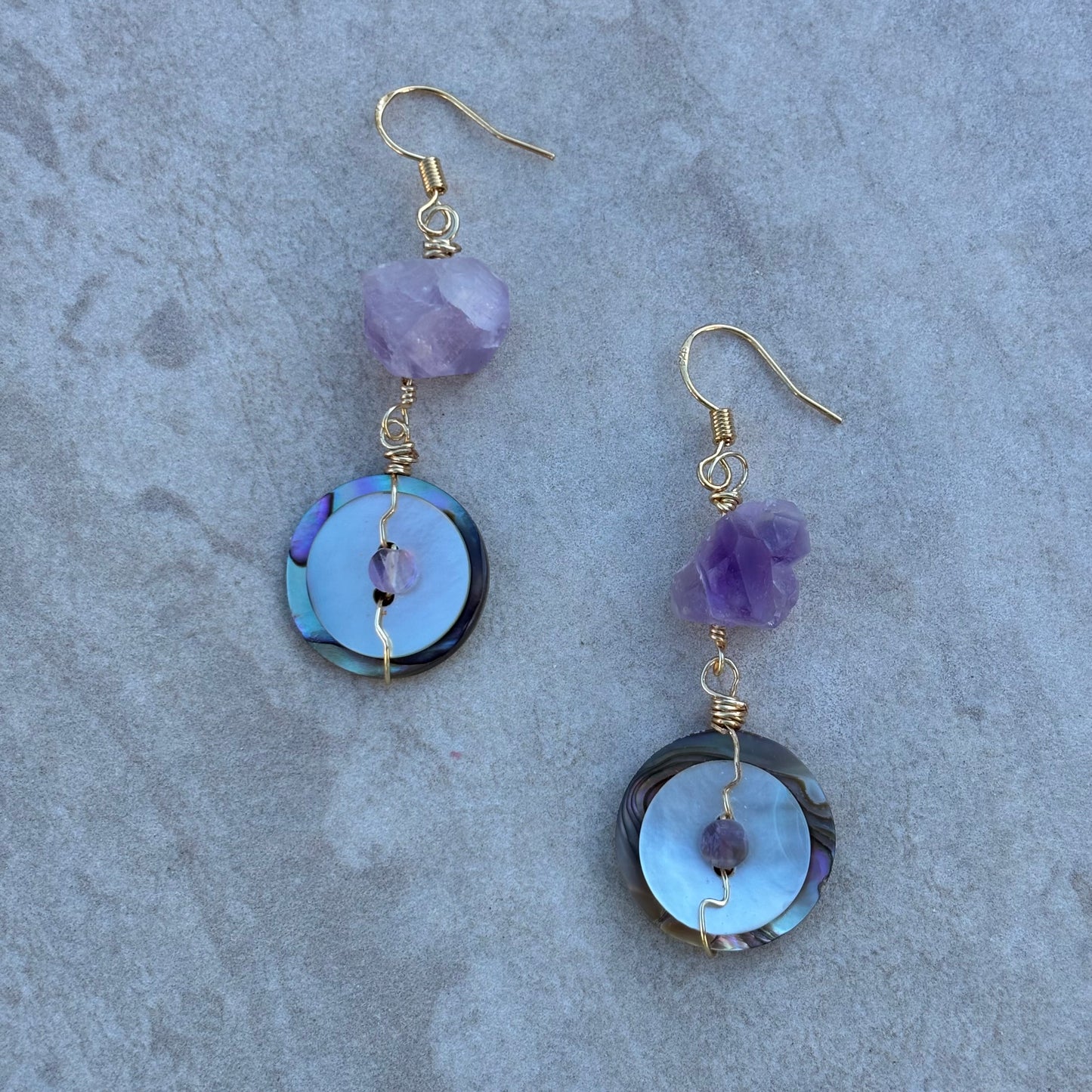 Gemstone Drop Earrings