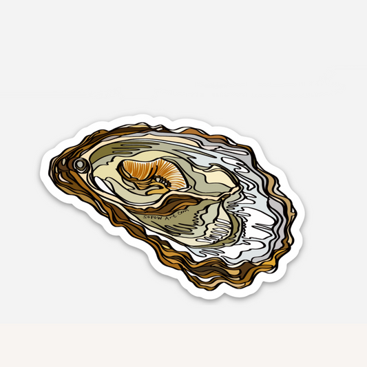 Oyster Vinyl Sticker