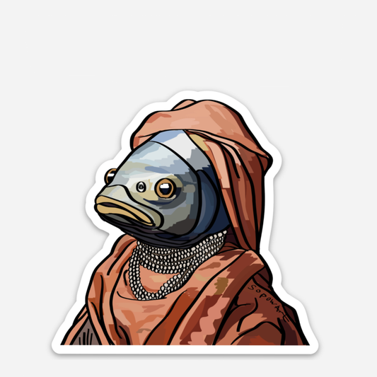 Pearl Necklace Vinyl Sticker