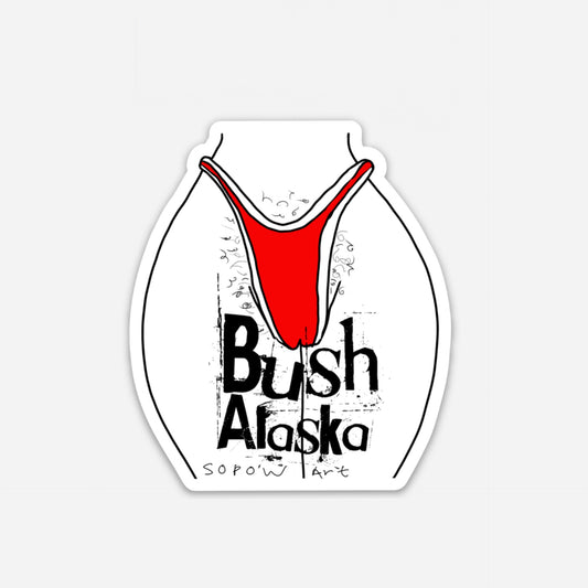 Bush Alaska Vinyl Sticker