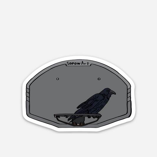 Hoops Vinyl Sticker