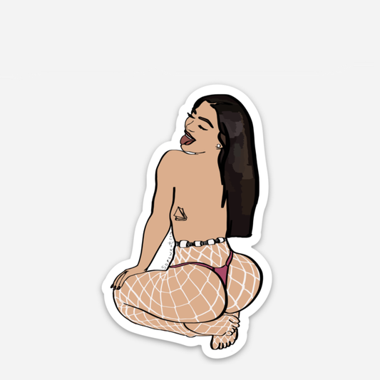 Fish Nets Vinyl Sticker