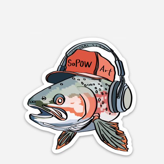 Vibin' Vinyl Sticker