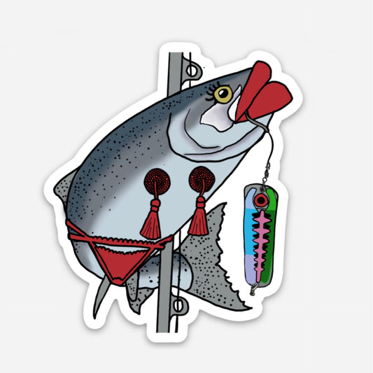 Pole Dancer Vinyl Sticker