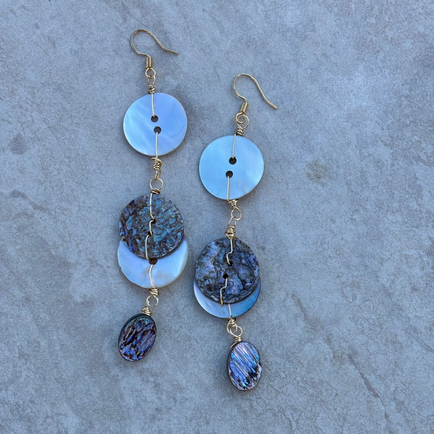 Gemstone Drop Earrings