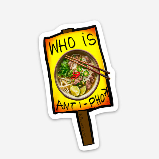 Anti Pho Vinyl Sticker