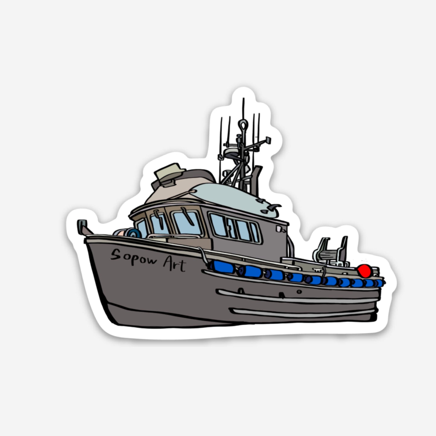 F/V Sopow Art Vinyl Sticker