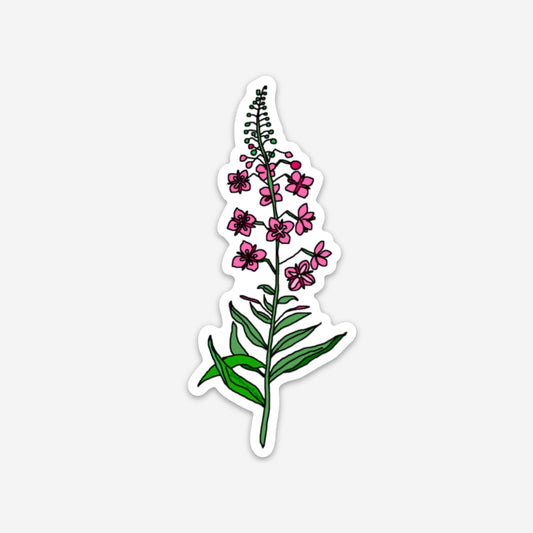 Fireweed Vinyl Sticker