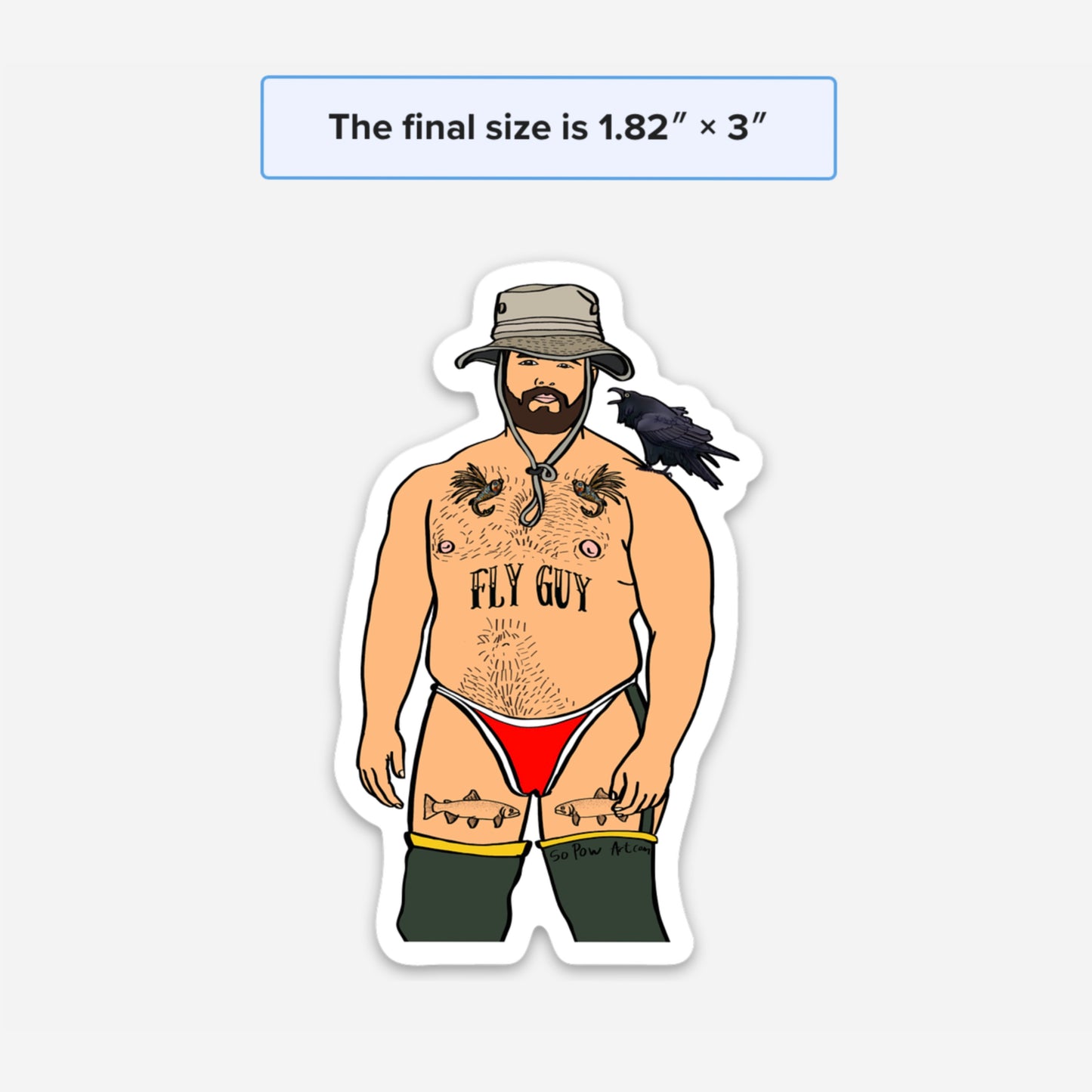 Fly Guy  Vinyl Sticker