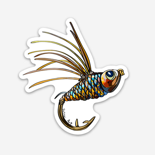 Fly Hook 2 Vinyl Sticker