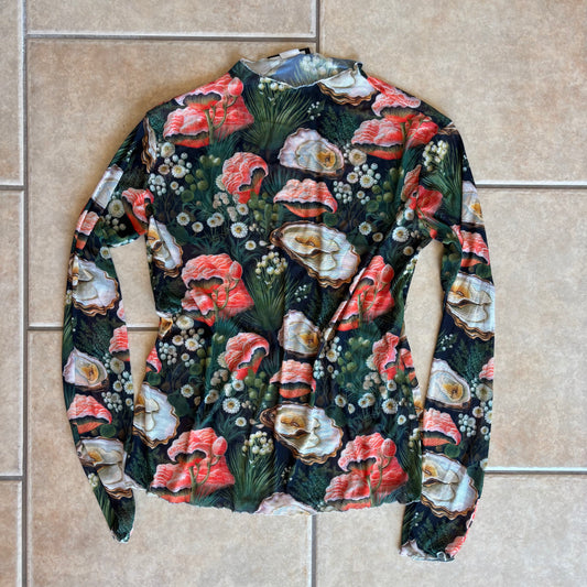 Oyster Mesh Top