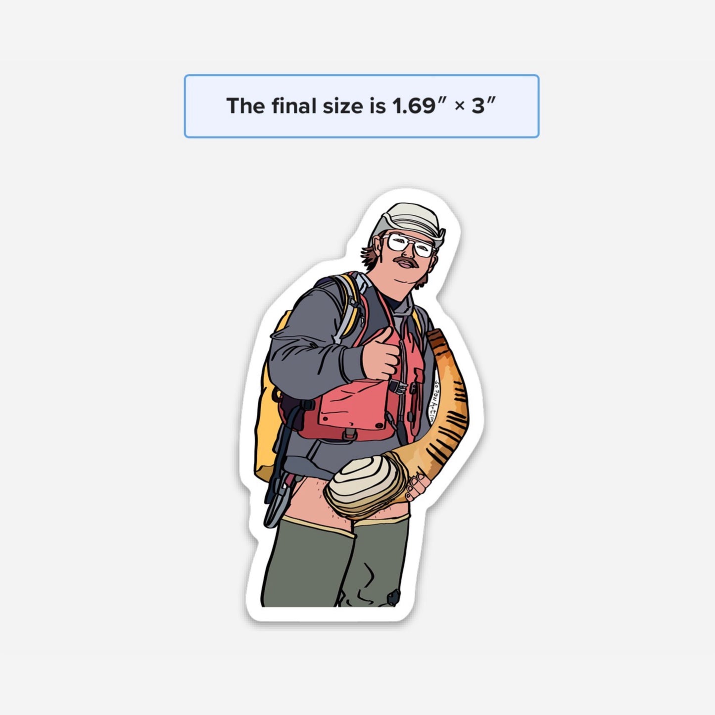 Geoduck Manager Vinyl Sticker