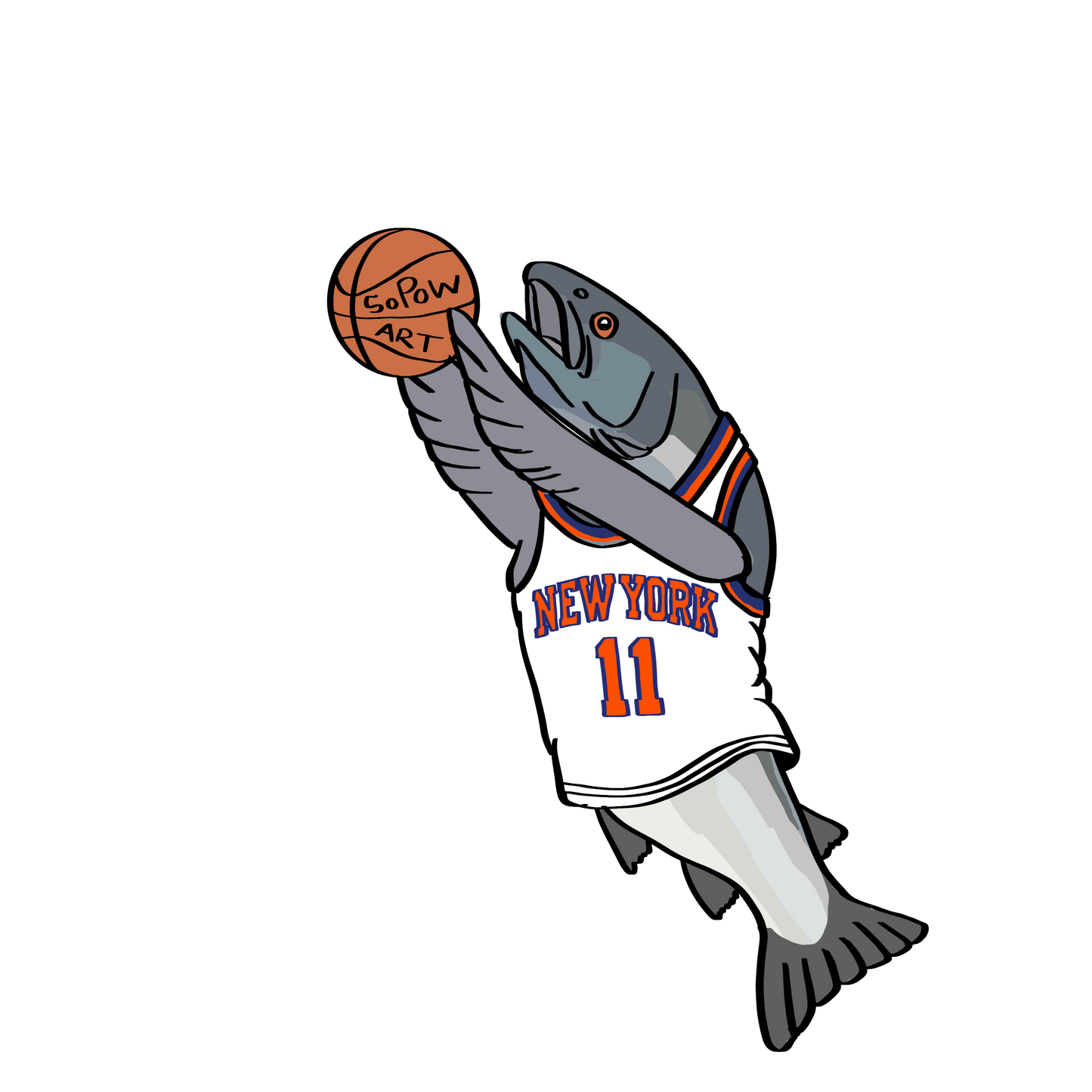 Salmon Shooter  Vinyl sticker