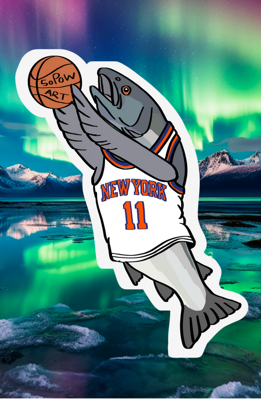 Salmon Shooter  Vinyl sticker