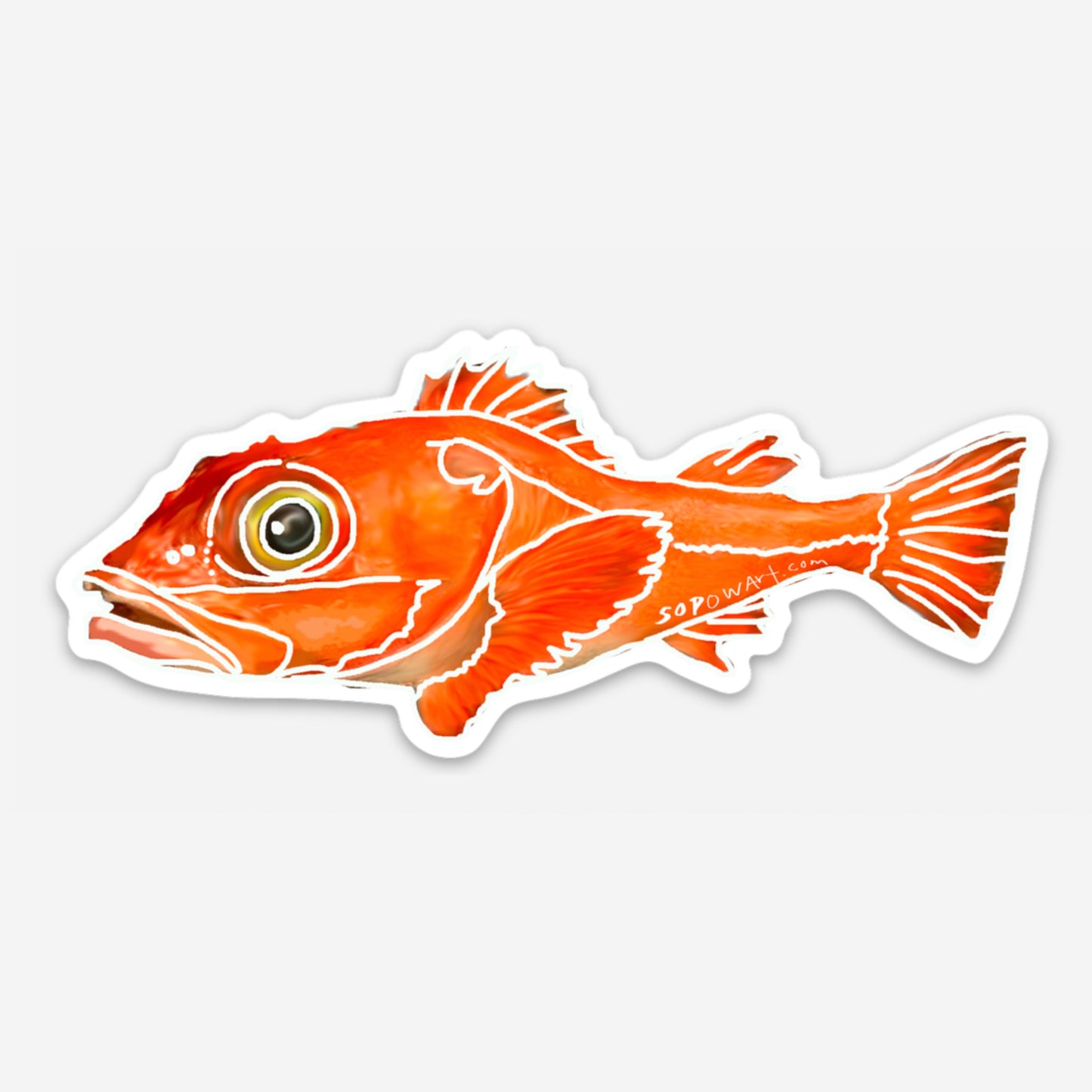 Idiot Vinyl Sticker