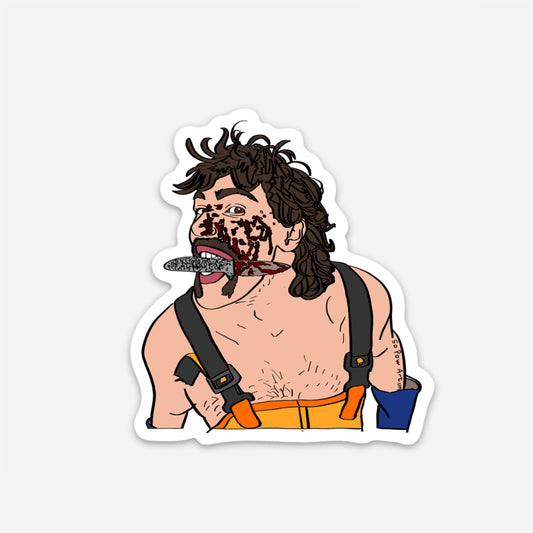 Knife Man Vinyl Sticker