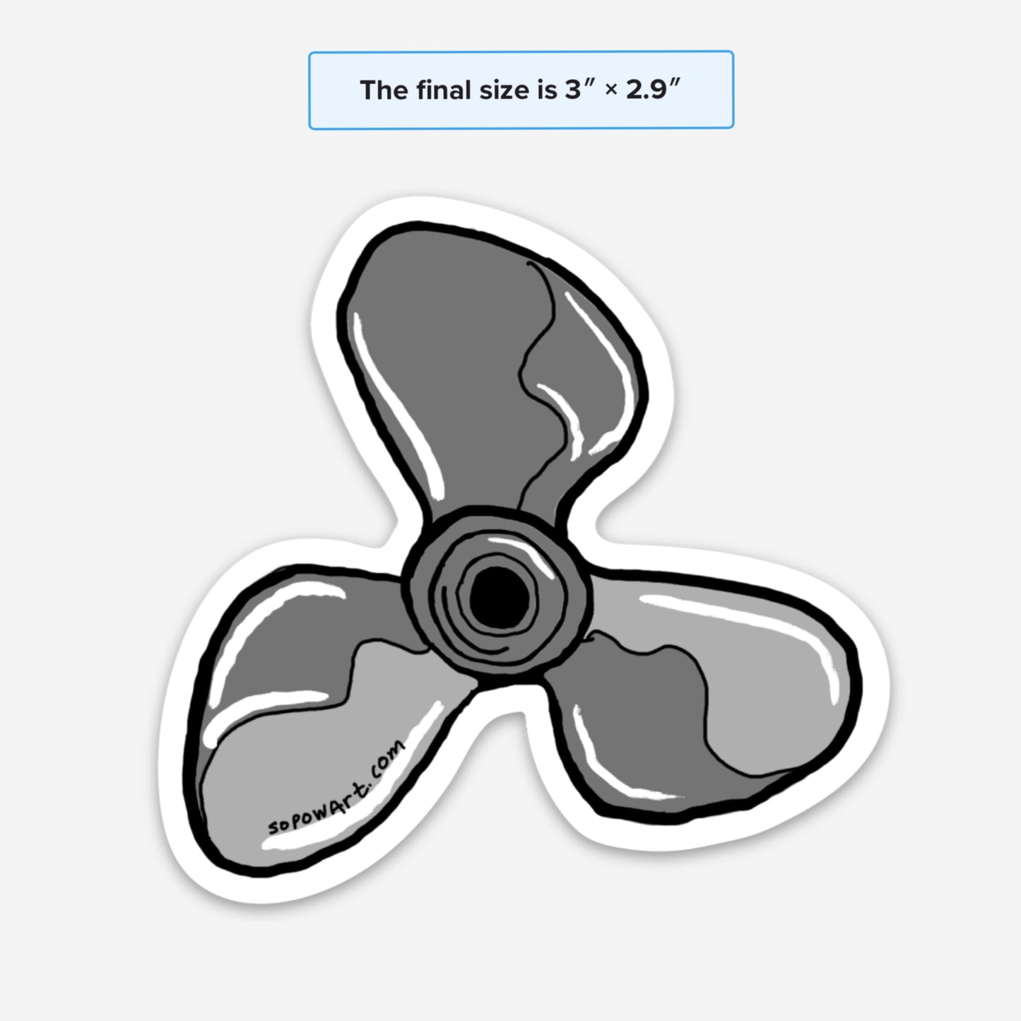 Prop Vinyl Sticker