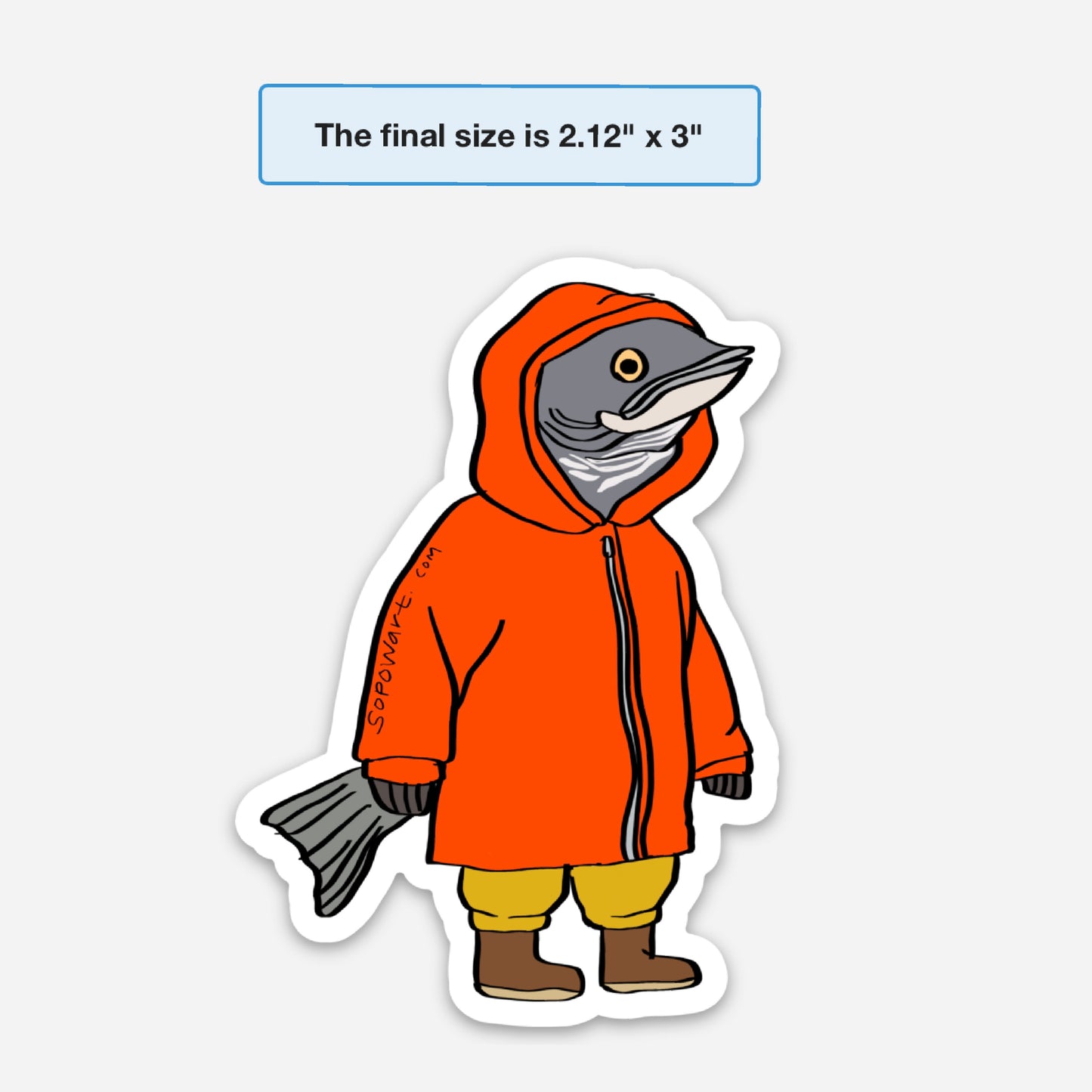 Rudy Vinyl Sticker
