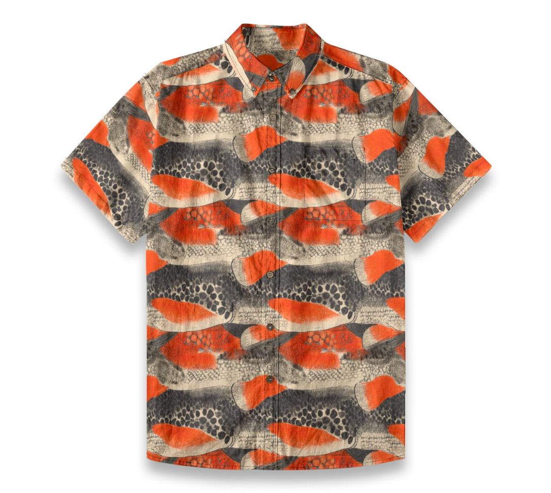 Fish Skin Button Down