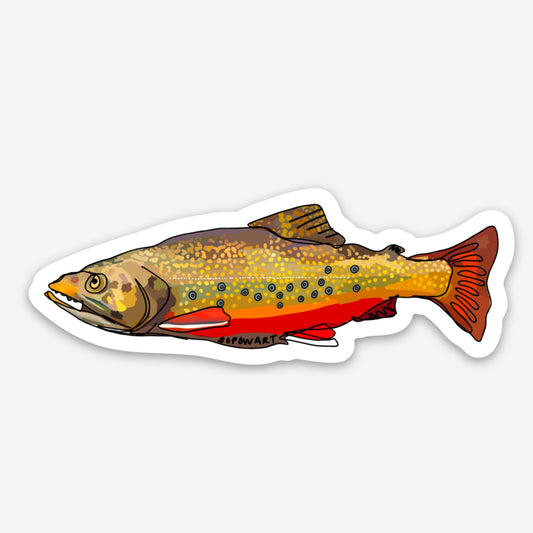Trout Vinyl Sticker