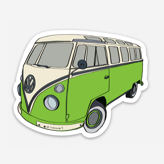Volkswagen Bus Vinyl Sticker