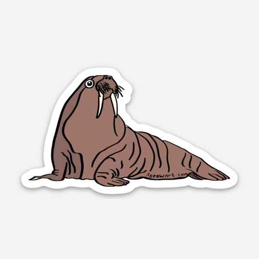 Walrus Vinyl Sticker