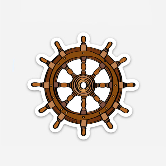 Wheel Vinyl Sticker