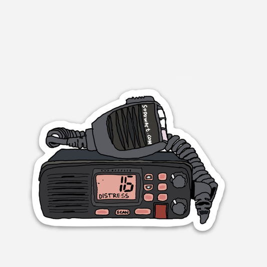 VHF Vinyl Sticker