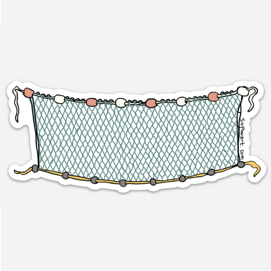Set Net Vinyl Sticker
