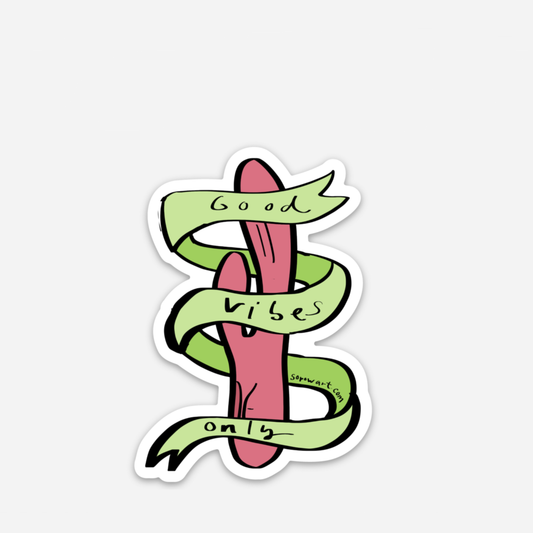 Good Vibes Vinyl Sticker