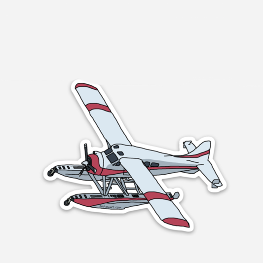 Plane Vinyl Sticker