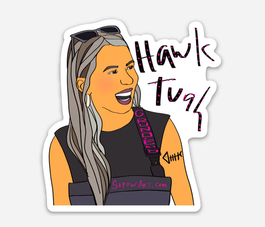 Hawk Tuah Vinyl Sticker