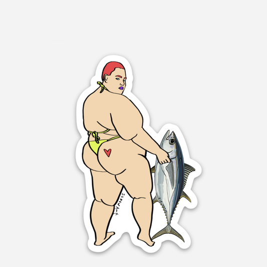 Tuna Queen Vinyl Sticker