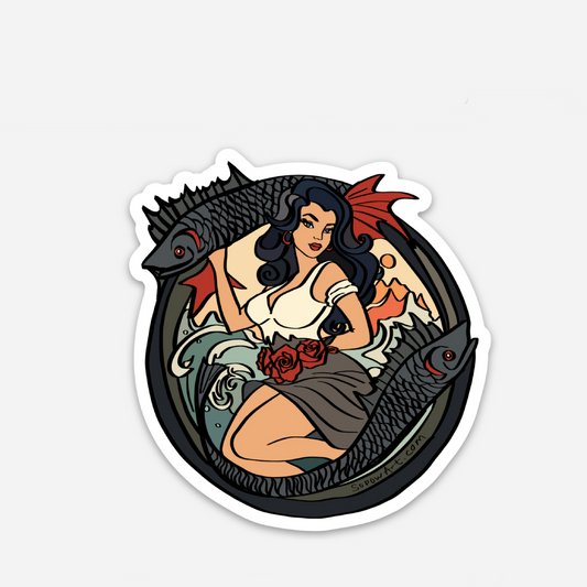 Sea Witch Vinyl Sticker